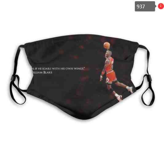 Michael Jordan NBA Basketball Chicago Bulls Waterproof Breathable Adjustable Kid Adults Face Masks  937