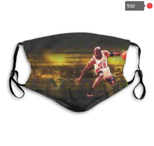 Michael Jordan NBA Basketball Chicago Bulls Waterproof Breathable Adjustable Kid Adults Face Masks  950