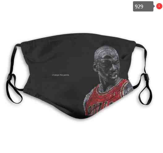 Michael Jordan NBA Basketball Chicago Bulls Waterproof Breathable Adjustable Kid Adults Face Masks  929