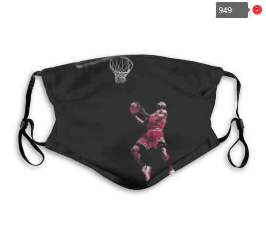 Michael Jordan NBA Basketball Chicago Bulls Waterproof Breathable Adjustable Kid Adults Face Masks  949
