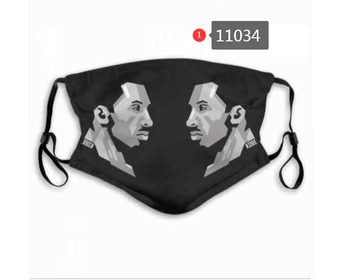 NBA Basketball Los Angeles Lakers  Waterproof Breathable Adjustable Kid Adults Face Masks 11034