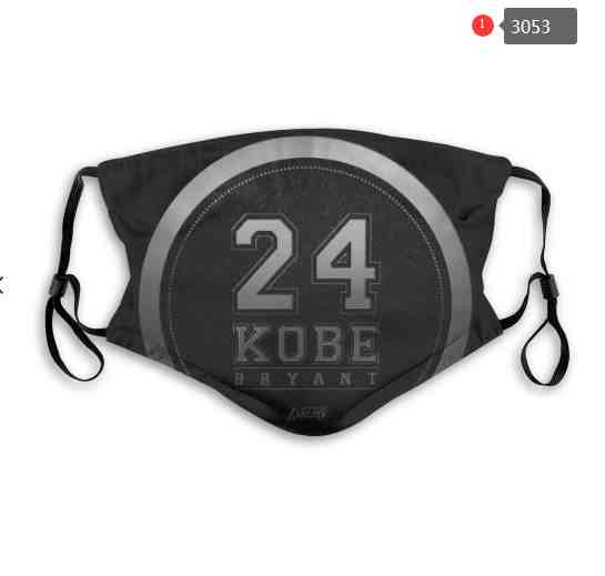 kobe Bryant NBA Basketball Los Angeles Lakers  Waterproof Breathable Adjustable Kid Adults Face Masks 3053