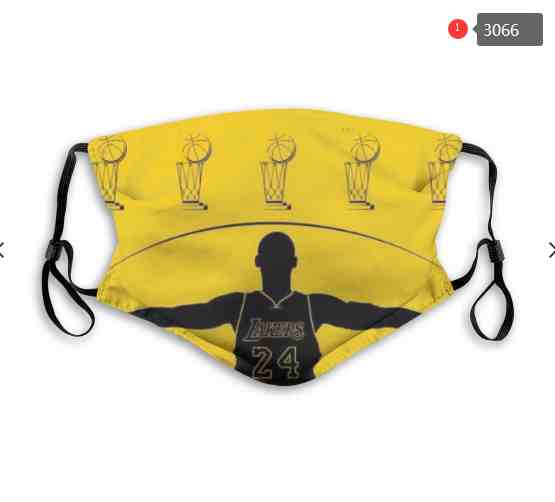 kobe Bryant NBA Basketball Los Angeles Lakers  Waterproof Breathable Adjustable Kid Adults Face Masks 3066
