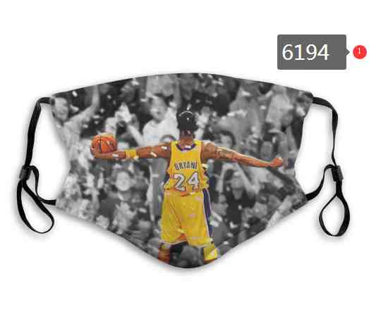 kobe Bryant NBA Basketball Los Angeles Lakers  Waterproof Breathable Adjustable Kid Adults Face Masks 6194