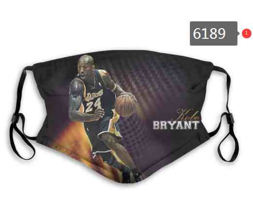 kobe Bryant NBA Basketball Los Angeles Lakers  Waterproof Breathable Adjustable Kid Adults Face Masks 6189