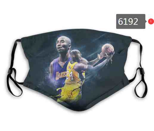 kobe Bryant NBA Basketball Los Angeles Lakers  Waterproof Breathable Adjustable Kid Adults Face Masks 6192