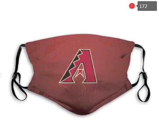 Arizona DiamondbacksMLB Baseball Teams Waterproof Breathable Adjustable Kid Adults Face Masks 172