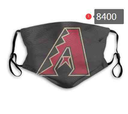 Arizona DiamondbacksMLB Baseball Teams Waterproof Breathable Adjustable Kid Adults Face Masks 8400