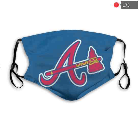 Atlanta Braves MLB Baseball Teams Waterproof Breathable Adjustable Kid Adults Face Masks 175