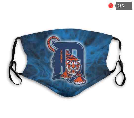 Detroit Tigers MLB Baseball Teams Waterproof Breathable Adjustable Kid Adults Face Masks 215