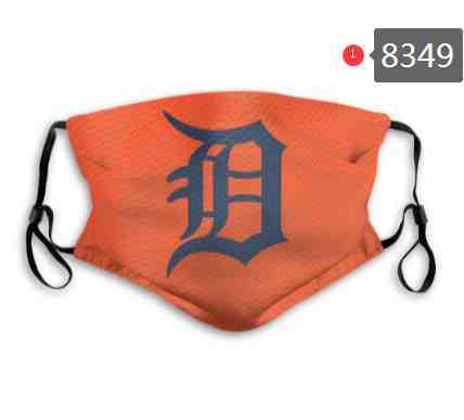 Detroit Tigers MLB Baseball Teams Waterproof Breathable Adjustable Kid Adults Face Masks 8349