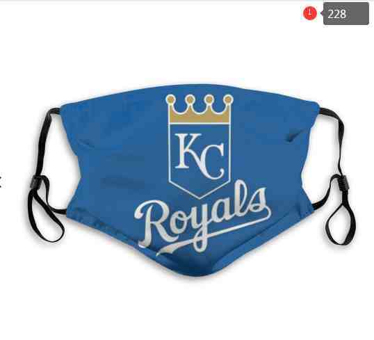 Kansas Royals MLB Baseball Teams Waterproof Breathable Adjustable Kid Adults Face Masks 228