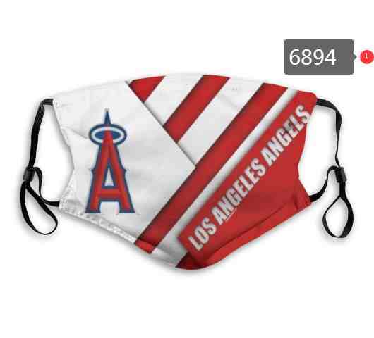 Los Angeles Angels MLB Baseball Teams Waterproof Breathable Adjustable Kid Adults Face Masks 6894