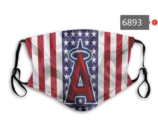 Los Angeles Angels MLB Baseball Teams Waterproof Breathable Adjustable Kid Adults Face Masks 6893