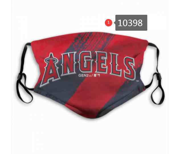 Los Angeles Angels MLB Baseball Teams Waterproof Breathable Adjustable Kid Adults Face Masks 10398