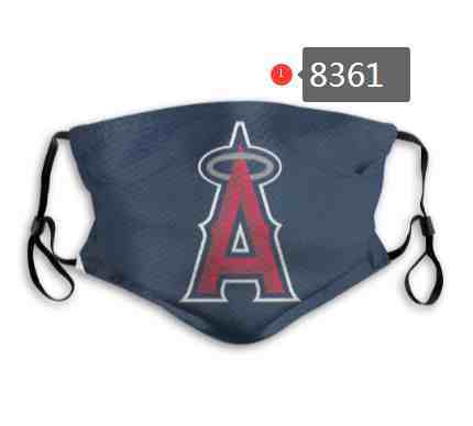 Los Angeles Angels MLB Baseball Teams Waterproof Breathable Adjustable Kid Adults Face Masks 8361