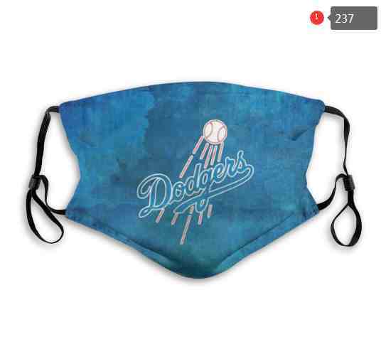 Los Angeles Dodgers  MLB Baseball Teams Waterproof Breathable Adjustable Kid Adults Face Masks 237