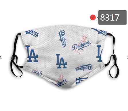 Los Angeles Dodgers  MLB Baseball Teams Waterproof Breathable Adjustable Kid Adults Face Masks 8317
