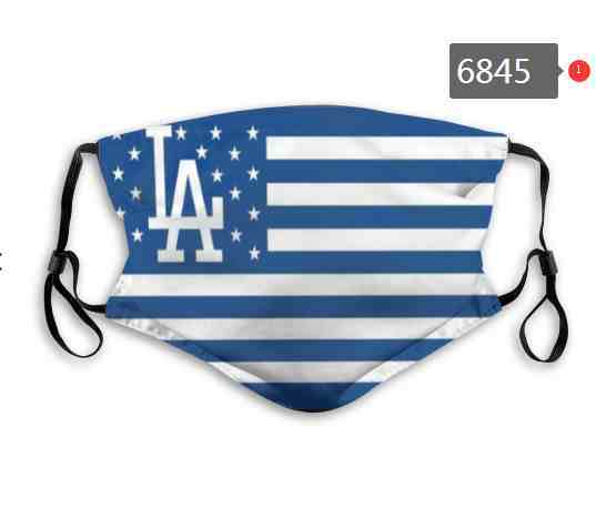 Los Angeles Dodgers  MLB Baseball Teams Waterproof Breathable Adjustable Kid Adults Face Masks 6845