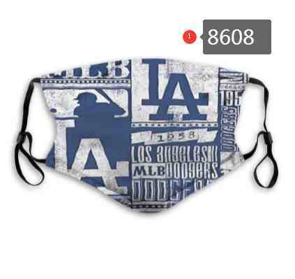 Los Angeles Dodgers  MLB Baseball Teams Waterproof Breathable Adjustable Kid Adults Face Masks 8608