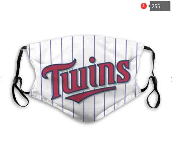 Minnesota Twins MLB Baseball Teams Waterproof Breathable Adjustable Kid Adults Face Masks 255