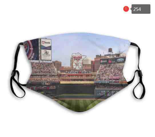 Minnesota Twins MLB Baseball Teams Waterproof Breathable Adjustable Kid Adults Face Masks 254