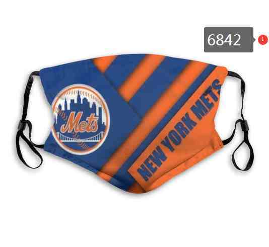New York Mets  MLB Baseball Teams Waterproof Breathable Adjustable Kid Adults Face Masks 6842