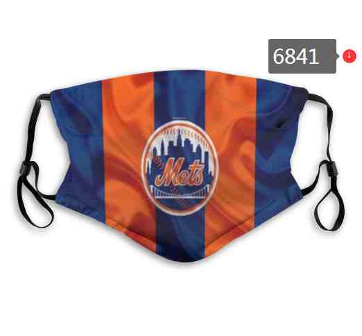 New York Mets  MLB Baseball Teams Waterproof Breathable Adjustable Kid Adults Face Masks 6841