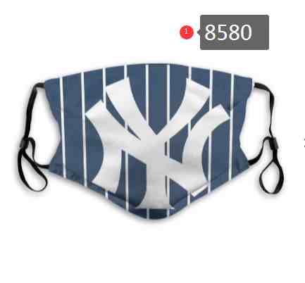 New York Yankees  MLB Baseball Teams Waterproof Breathable Adjustable Kid Adults Face Masks 8580