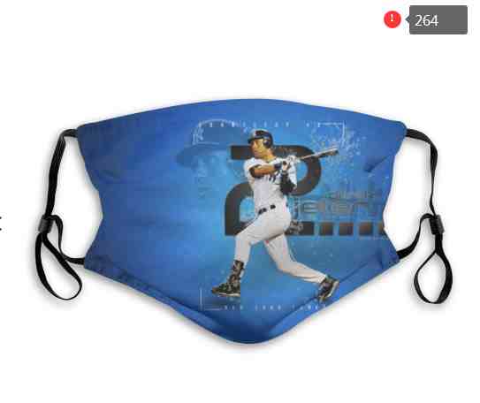 New York Yankees  MLB Baseball Teams Waterproof Breathable Adjustable Kid Adults Face Masks 264