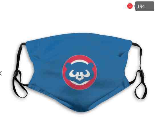 Chicago Cubs MLB Baseball Teams Waterproof Breathable Adjustable Kid Adults Face Masks 194