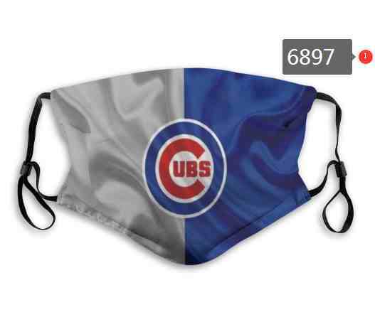 Chicago Cubs MLB Baseball Teams Waterproof Breathable Adjustable Kid Adults Face Masks 6897