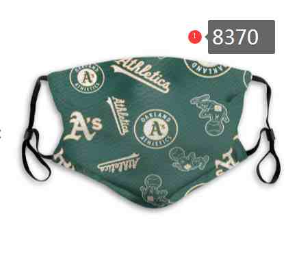 Oakland Athletics  MLB Baseball Teams Waterproof Breathable Adjustable Kid Adults Face Masks 8370