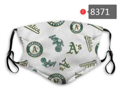 Oakland Athletics  MLB Baseball Teams Waterproof Breathable Adjustable Kid Adults Face Masks 8371