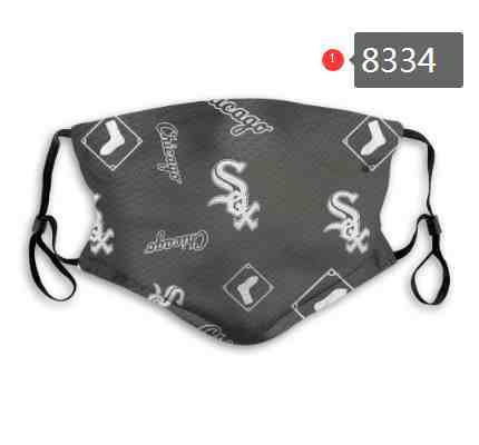 Chicago White SoxMLB Baseball Teams Waterproof Breathable Adjustable Kid Adults Face Masks 8334