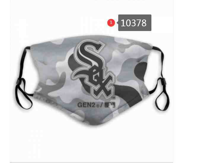Chicago White SoxMLB Baseball Teams Waterproof Breathable Adjustable Kid Adults Face Masks 10378