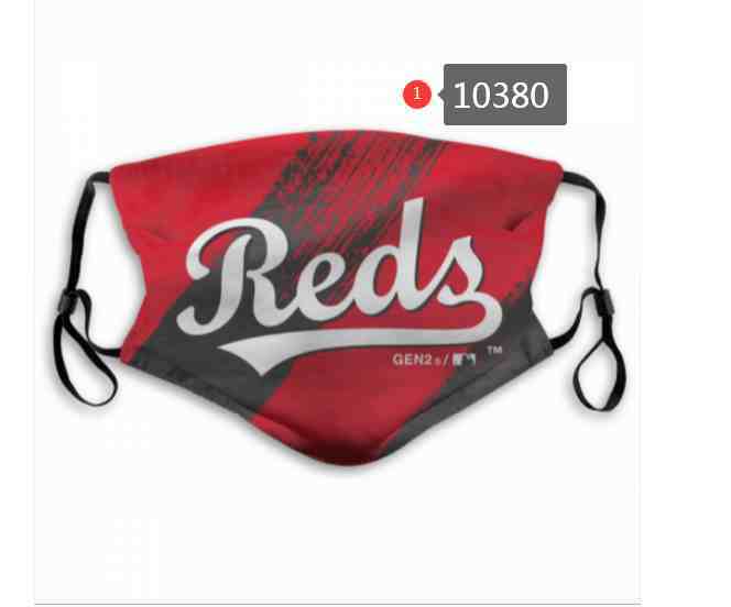Cincinnati Reds MLB Baseball Teams Waterproof Breathable Adjustable Kid Adults Face Masks 10380