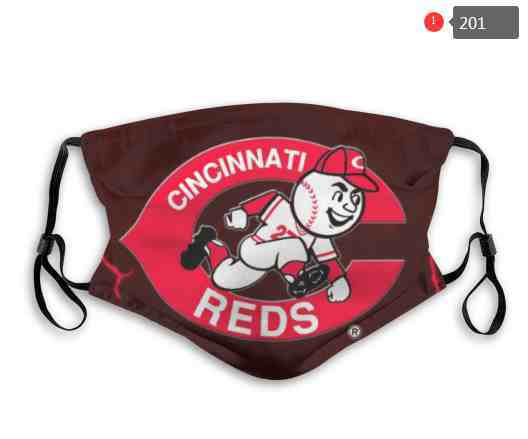 Cincinnati Reds MLB Baseball Teams Waterproof Breathable Adjustable Kid Adults Face Masks 201