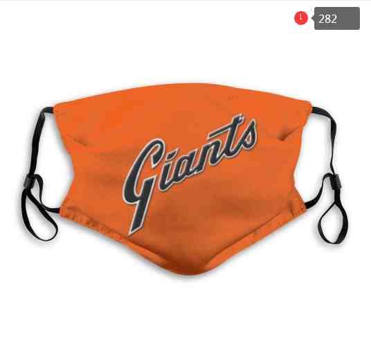 San Francisco Giants MLB Baseball Teams Waterproof Breathable Adjustable Kid Adults Face Masks 282