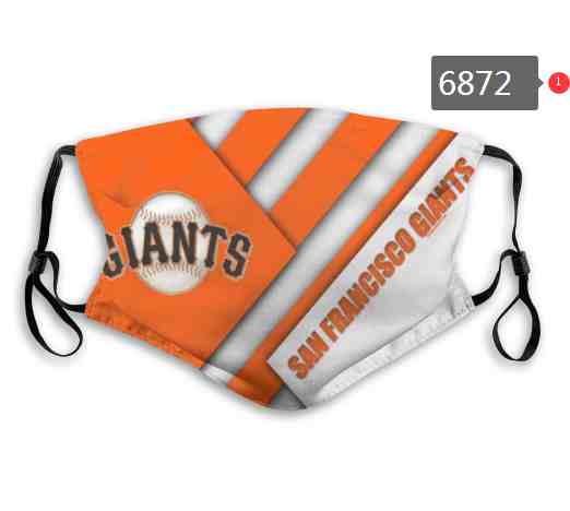 San Francisco Giants MLB Baseball Teams Waterproof Breathable Adjustable Kid Adults Face Masks6872