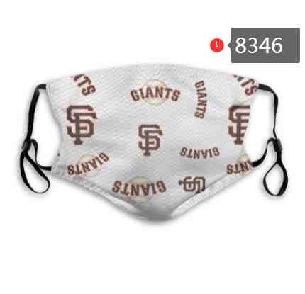 San Francisco Giants MLB Baseball Teams Waterproof Breathable Adjustable Kid Adults Face Masks8346