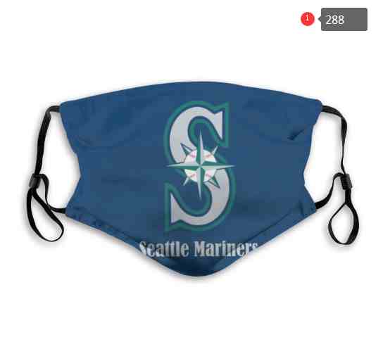 Seattle Mariners MLB Baseball Teams Waterproof Breathable Adjustable Kid Adults Face Masks 288