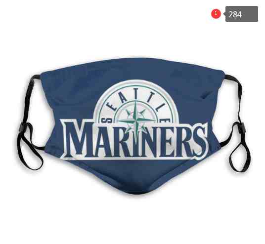 Seattle Mariners MLB Baseball Teams Waterproof Breathable Adjustable Kid Adults Face Masks 284