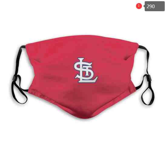 St.Louis Cardinals MLB Baseball Teams Waterproof Breathable Adjustable Kid Adults Face Masks 290