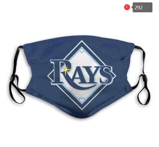 Tampa Bay Rays MLB Baseball Teams Waterproof Breathable Adjustable Kid Adults Face Masks 292