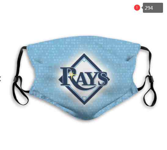 Tampa Bay Rays MLB Baseball Teams Waterproof Breathable Adjustable Kid Adults Face Masks 294