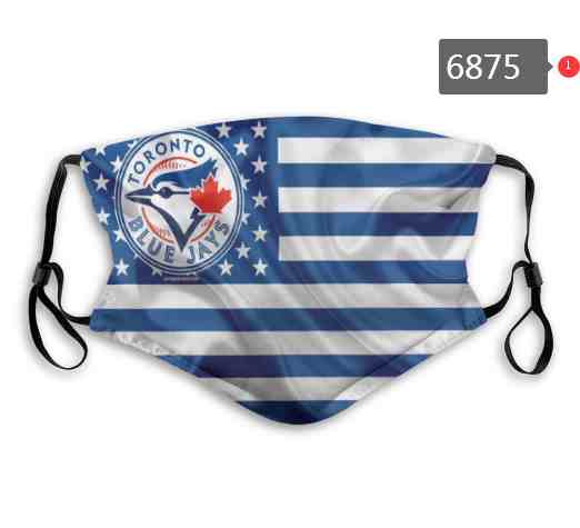 Toronto Blue Jays  MLB Baseball Teams Waterproof Breathable Adjustable Kid Adults Face Masks 6875