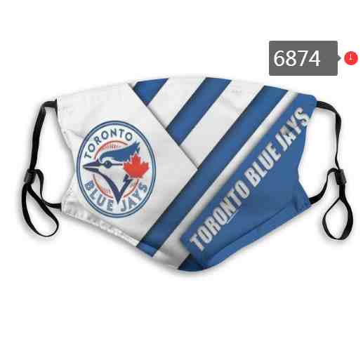 Toronto Blue Jays  MLB Baseball Teams Waterproof Breathable Adjustable Kid Adults Face Masks 6874