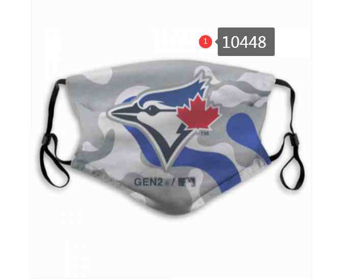 Toronto Blue Jays  MLB Baseball Teams Waterproof Breathable Adjustable Kid Adults Face Masks10448