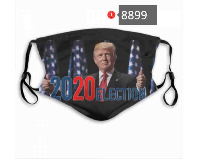 Trump 2020 ELECTION Teams Waterproof Breathable Adjustable Kid Adults Face Mask 8899